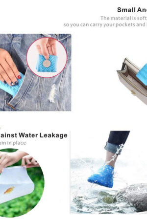 SILICONE SHOE COVER (1 PAIR) (M SIZE)