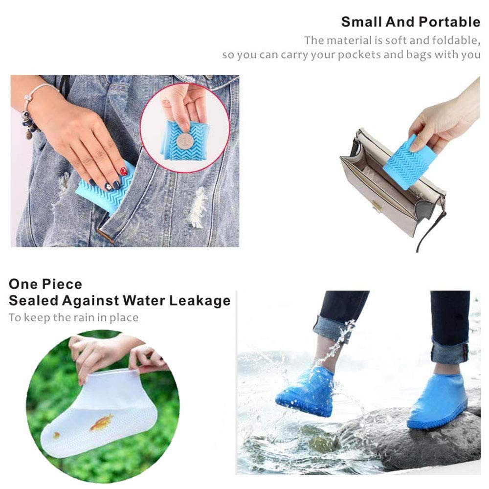 SILICONE SHOE COVER (1 PAIR) (M SIZE) - Image 3